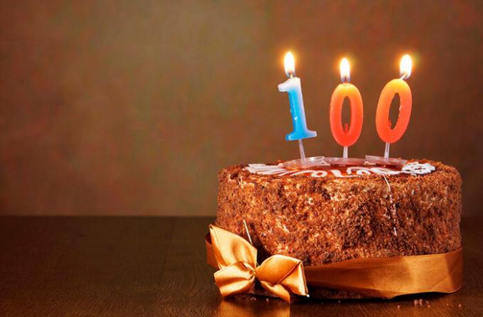 I dagens verden fejre 100-året er ganske reel (foto kilde: shutterstock.com)