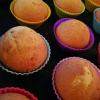 Cupcakes med hindbær på kefir: opskrift trin for trin