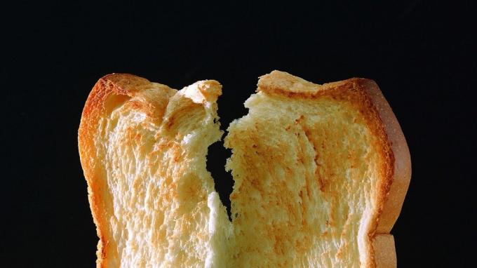 Ristet brød - brød toast