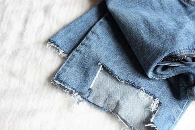 Omdannelse af gamle jeans til nye: trinvise instruktioner