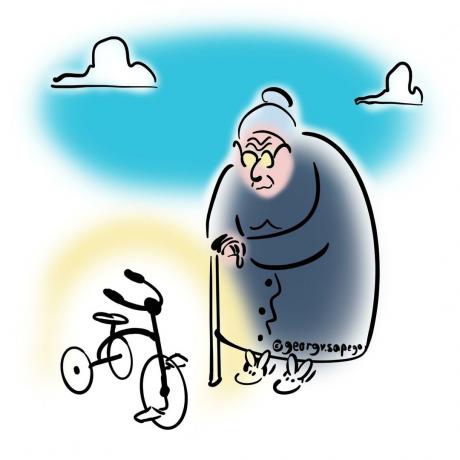 Cykel for personer i alderen