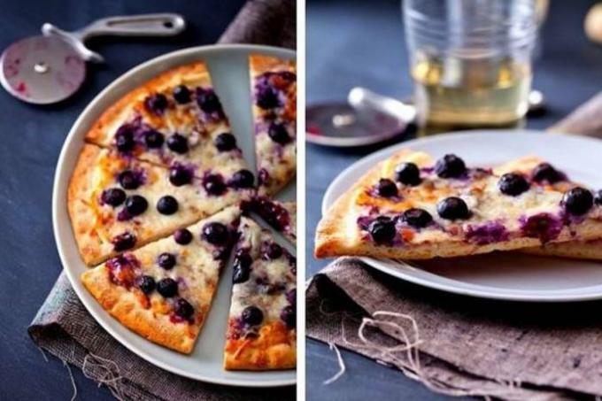 Sød blåbærpizza til sommeren: opskrift trin for trin