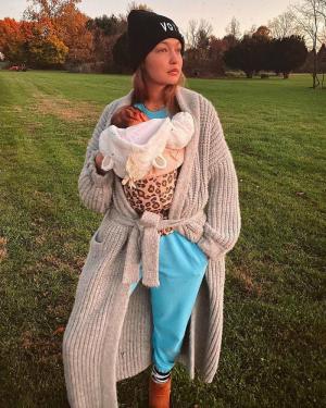 Gigi Hadid kombinerede graviditet med en modelkarriere